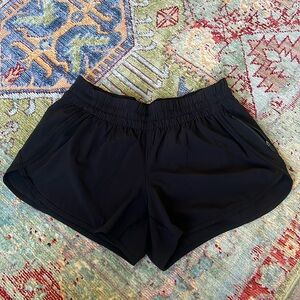 Black Lululemon shorts. Size 12